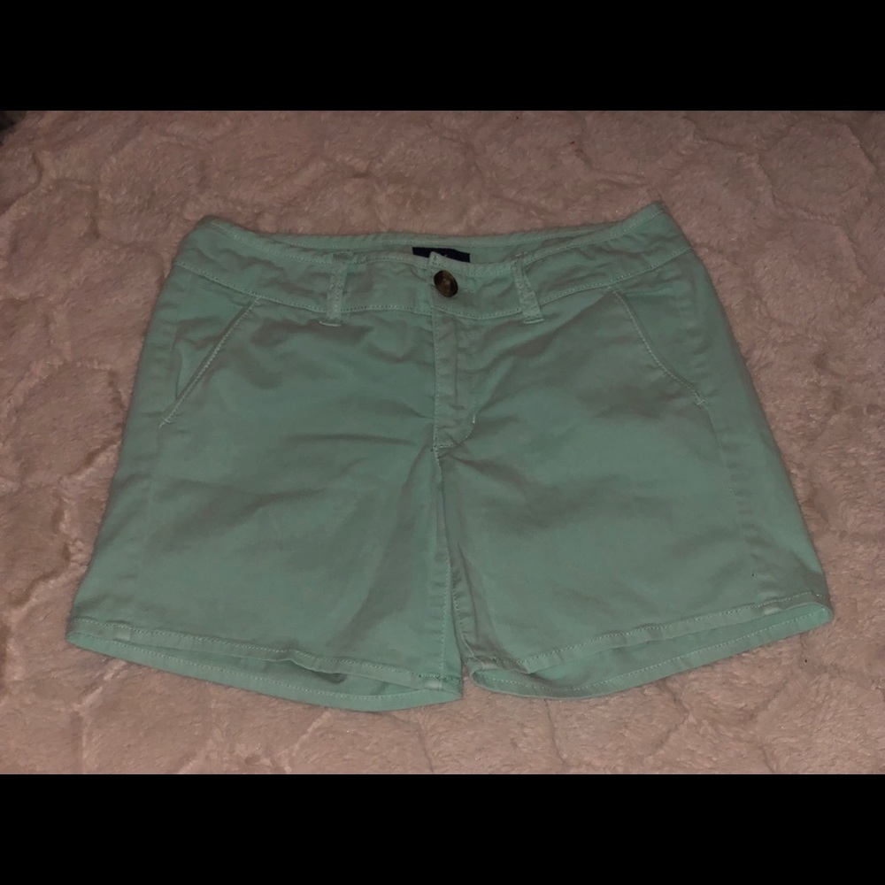AE Teal Midi Shorts